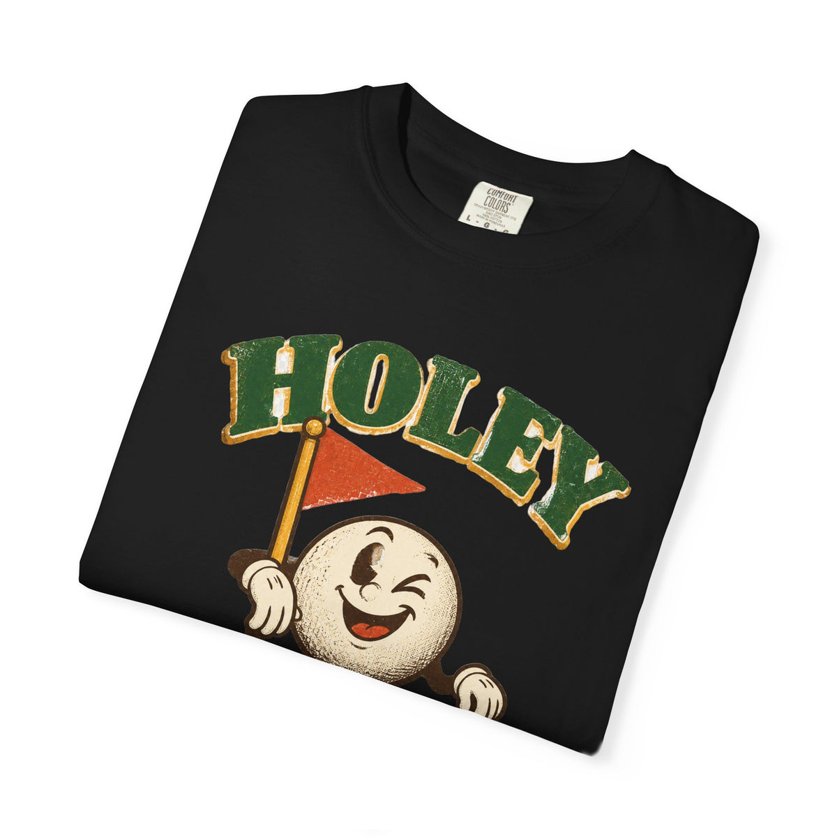 Holey Moley Golf T-Shirt — Vintage Cartoon Golf Ball Tee
