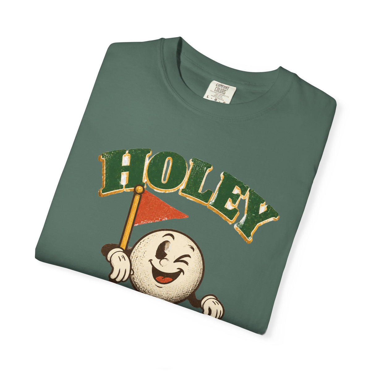 Holey Moley Golf T-Shirt — Vintage Cartoon Golf Ball Tee