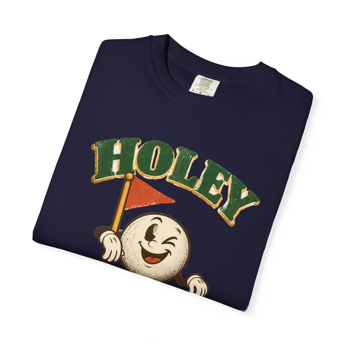 Holey Moley Golf T-Shirt — Vintage Cartoon Golf Ball Tee