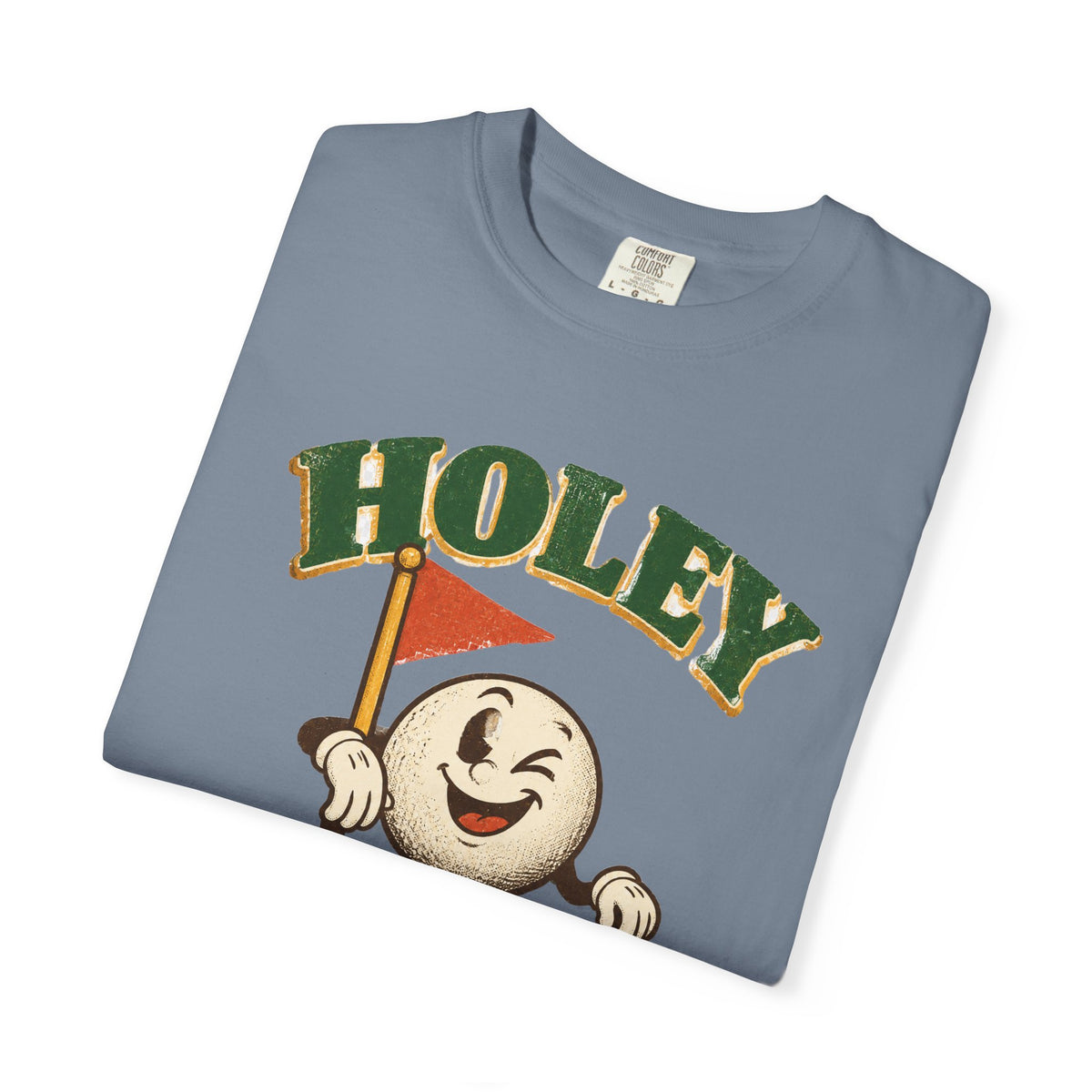 Holey Moley Golf T-Shirt — Vintage Cartoon Golf Ball Tee