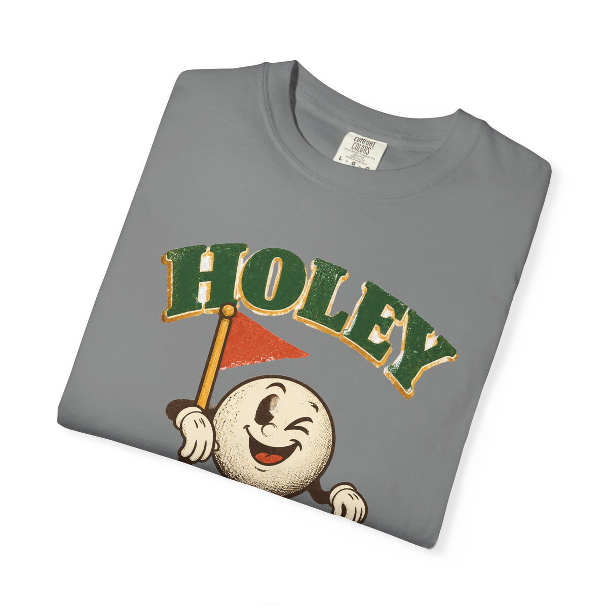 Holey Moley Golf T-Shirt — Vintage Cartoon Golf Ball Tee