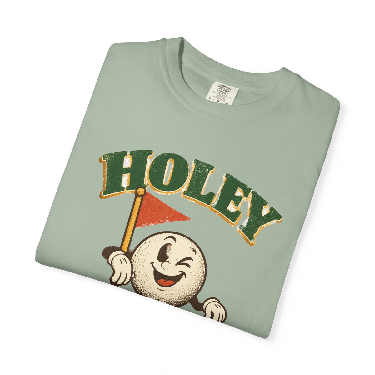 Holey Moley Golf T-Shirt — Vintage Cartoon Golf Ball Tee